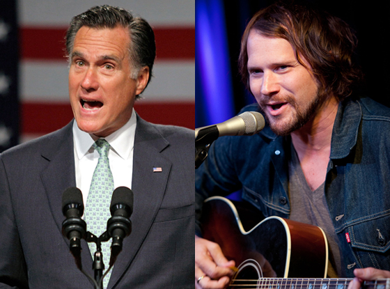Mitt Romney, Brian Aubert, The Silversun Pickups Mitt Romney, Brian Aubert, The Silversun Pickups